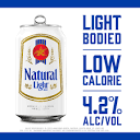 Natural Light Lager Beer, 25 fl oz - Baker's