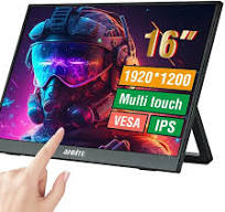 Amazon.com: Anmite 16" Portable Touch Monitor for Laptop ...