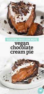 I tested this sugar free chocolate pie version several times with different sweetener combinations and baking techniques to get the smoothest. The Best Vegan Chocolate Pie No Tofu One Lovely Life