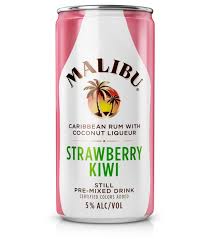 Malibu is a coconut flavored liqueur, made with caribbean rum, and possessing an alcohol content by volume of 21.0 % (42 proof). Best Premixed Cocktails In A Can Proof