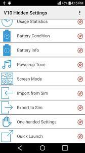 For the lg g2, by secret.animal. Lg V10 Hidden Settings No Root For Android Apk Download