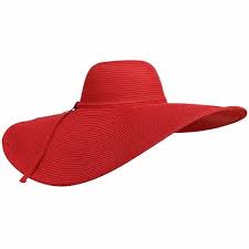 Dramatic Floppy Hat With Oversized Brim Red Cc125btqxrp Long Brim Hat Oversized Sun Hat Floppy Hat