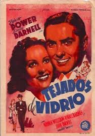 TEJADOS DE VIDRIO" MOVIE POSTER