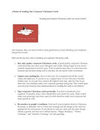 Custom e christmas cards for business. Calameo 4 Rules Of Sending Out Corporate Christmas Cards