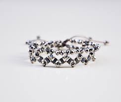 Us 15 0 Grey Tila Seed Beads Grey Crystal Bracelet For Woman In Wrap Bracelets From Jewelry Accessories On Aliexpress