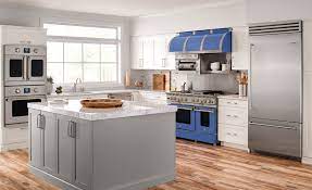 As a traditional color comparable to black, navy blue works well on kitchen cabinets , walls, appliances , tiles, and accessories. Kitchen Appliances Go Colorful Matte And Retro 2017 07 01 Assembly