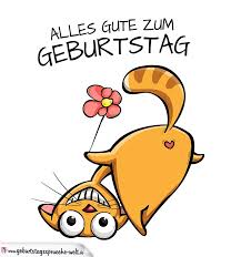 Lustiger affe auf einer grußkarte. Alles Gute Zum Geburtstag Karte Mit Witziger Katze