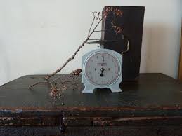 vintage kitchen scales persinware grey