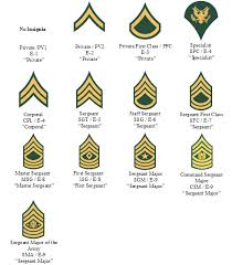 Collegiate School Ranking Military Rank Chart In Order
