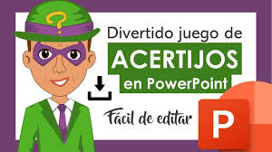 El primero se centra en las tablas de multiplicar para niños del 1 al 5 y el segundo desde la del 6 a la del 10. Como Hacer Un Juego De Acertijos En Powerpoint Descarga Plantilla Editable