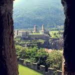 Castle Montebello Bellinzona Switzerland Ausflug Ruinen Burg