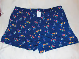 Details About Vera Bradley Pajama Shorts In Santiago Floral Size Xl 16 18 21510 G75xl