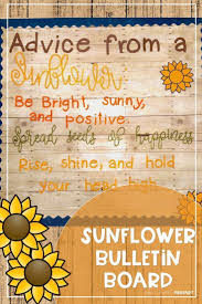 Have Students Share Their Words Of Affirmation With This Adorable Sunflower Bullet Sunflower Bulletin Board Bulletin Board Letters Kindergarten Bulletin Boards