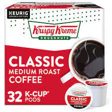 From our original glazed doughnut, to our signature coffee, baked goods, and specialty drinks, we have been offering a one of kind taste experience to our. Krispy Kreme Classic K Cup Coffee Pods Medium Roast 32 Count For Keurig Brewers Walmart Com Walmart Com