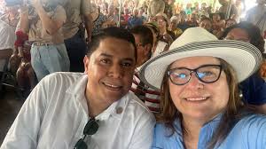Guatuso! Junto a la presidenta de la Asociación de Desarrollo del cantón,  la felicitamos por su trabajo. También damos la bienvenido al alcalde de  #Guatuso, Carlos Sequeira quien se une a esta