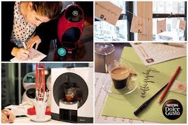 Nescafe coffee machine dolce gusto drop red soda drinks as humans. Nescafe Coffee Machine Campaign Writes Fans Names In Coffeegraphy Nescafe Nescafe Coffee Dolce Gusto