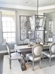 Pure Monochrome Design White Dining Room With Bold Geometric Glass Modern Farmhouse Dining Room Decor Farmhouse Dining Rooms Decor Farmhouse Chic Dining Room
