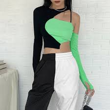 You can also upload and share your favorite baddie aesthetic wallpapers. Buy 1 Neon Green Wavy Asymmetrical Top
