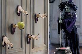 Ivenf no diy halloween witch hat string lights decorations 8pcs, 8 modes halloween décor for outdoor, yard, indoor, tree (purple/orange/blue) 4.3 out of 5 stars. Decoration Ideas For A Witch Halloween Party At Home With Kim Vallee