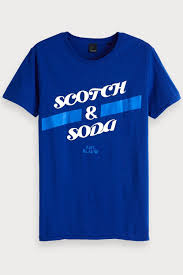 Anthroperks exclusives · designer exclusives Scotch Soda Blue Men S T Shirt Logo Art Men S T Shirts Differenta Com