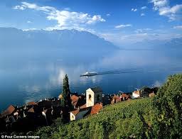 Crescent in shape, the lake is formed by the. Switzerland Holidays Lake Geneva The Watery Wonder That Attracts The Stars Daily Mail Online