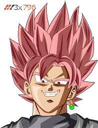 Black Goku Pink Hair Render Palette By Al3x796 Goku Black Goku Drawing Dragon Ball Wallpapers