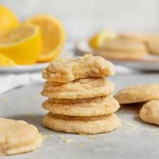 These easy lemon cake mix cookies are delicious! Vegan Lemon Sugar Cookies Shortgirltallorder