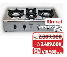 Kompor gas tanam rinnai rb 73 sv s / kompor rinnai 3 tungku stainless. Promo Harga Rinnai Kompor Gas Terbaru Minggu Ini Katalog Lotte Grosir Hemat Id