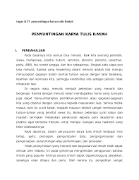 Untuk membuat karya tulis yang logih, baku, ilmuah, valid dan memenuhi kaidah penulisan karya tulis ilmiah, terdapat struktur yang menjadi poin penting di dalamnya, bagian ini sendiri di antaranya adalah sebagai berikut ini, lengkap dengan penjelasan lengkapnya. Https Pdfcoffee Com Download Penyuntingan Karya Tulis Ilmiah Pdf Free Html