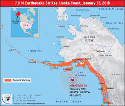 Alaska earthquake and tsunami hazards. Alaska Earthquake Map Area Affected By Earthquake In Alaska