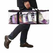 Easy View Bag For Baseball Cap Storage Dust Free Cap Organizer Hold 17 20 Caps Zuitcase Baseball Caps Storage Bags Cap Organizer