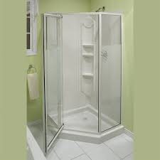 The seat makes this shower ultimately versatile. Buy Corner Shower Stall Kits From Lowes Corner Shower Stalls Corner Shower Bathroom Shower Stalls