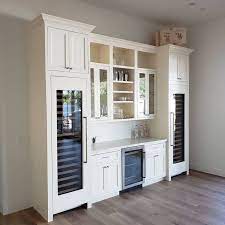 New Age Cabinetry Coatings On Instagram Beautifully Designed To House Two Wine Coolers And An Under Built In Wine Cooler Wine Fridge Storage Bars For Home