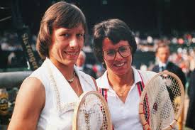 Later, she became an advocate for l.g.b.t.q. Billie Jean King Und Martina Navratilova Bild Kaufen Verkaufen