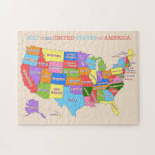 Create, play, share jigsaw puzzles and compete with other users. United States Map Jigsaw Puzzles Zazzle