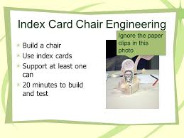 Maybe you would like to learn more about one of these? Index Card Chair Engineering Ppt Download