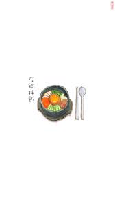 韩式料理桌面 立下了军令状 我就画粗来啦 来自蓮小兔的图片分享 堆糖 cute food drawings food art painting drawing wallpaper