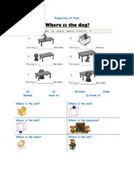 Nice to see you again. Preposition Of Place Pdf