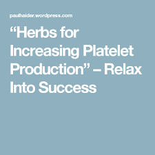 Your doctor will tell you what level is considered a low platelet count. Herbs For Increasing Platelet Production Platelets Essential Oil Diffuser Recipes Low Platelets