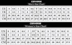 Chuck Taylor Size Chart Facebook Lay Chart