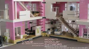 Lego Ideas Modern Modular Furnished Beach Front House She uses architectural plans to get the size and scale just right of interiors and exteriors.