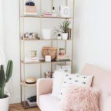 Pink white and gold bedroom ideas. 80 Best Pink White And Gold Bedroom Ideas Decoratoo Shelf Decor Bedroom Room Inspiration Gold Bedroom