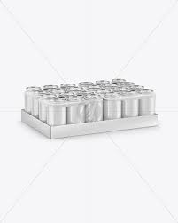 Download Pack With 24 Glossy Cans Mockup In Can Mockups On Yellow Images Object Mockups PSD Mockup Templates