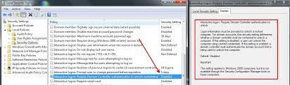 Require domain controller authentication to unlock workstation; Interactive Logon Require Domain Controller Authentication To Unlock Super User