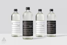 Toji Sake Identity Design And Packaging Design Swear Words In 2020 Water Bottle Label Design Junmai Sake Sake Bottle
