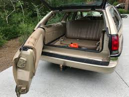 Finished in light driftwood metallic over a light beige leather interior, it is powered by a 5.7l lt1 v8 backed by a rebuilt 4l60e. No Reserve 1996 Buick Roadmaster Estate Wagon Buick Roadmaster Buick Wagon