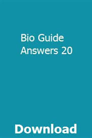 Bio Guide Answers 20 User Guide Study Guide Seo Guide