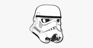 It served as the standard issue weapon of imperial stormtroopers. Stormtrooper Helmet Stormtrooper Helmet Drawing Free Transparent Png Download Pngkey