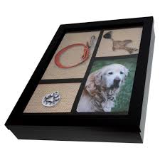 Pet Memorial Shadow Box With Urn Dog Shadow Box Pet Urns Shadow Box