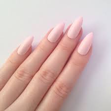 47almond shaped pastel yellow spring nails. Honestly I Miss This Nigger Since When I Was Six Matte Pastel Pink Stiletto Nails Nail Designs